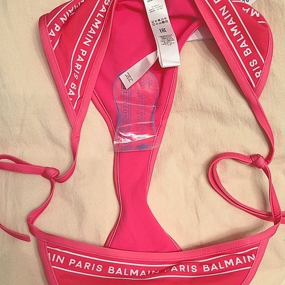 BNWT Pink Balmain Bikini Bottoms! Size L - Picture 9 of 14